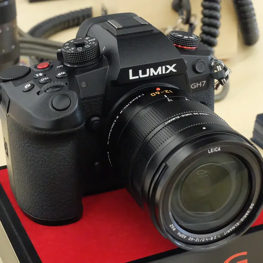 Panasonic Lumix GH7 Micro Four Thirds camera with internal ProRes RAW recording