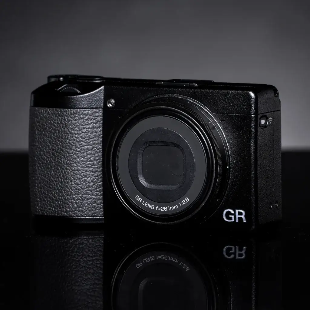 Ricoh GR IIIx pocket APS-C compact camera with fixed 40mm equivalent lens