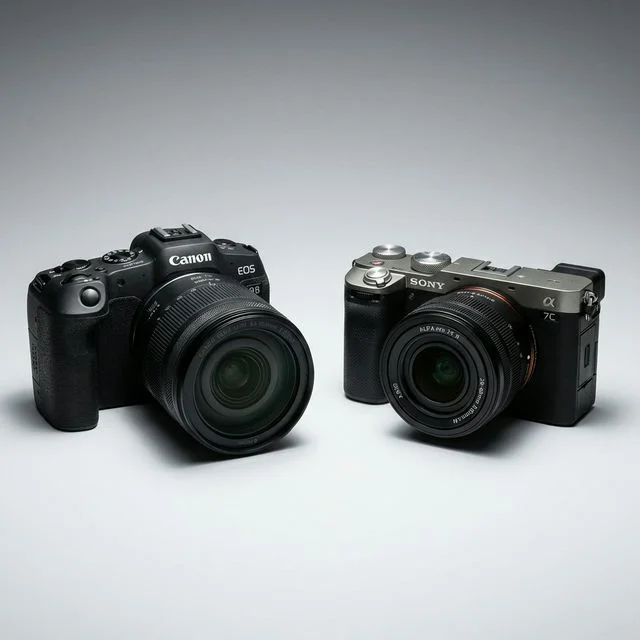 Canon R8 vs Sony A7C II side-by-side comparison